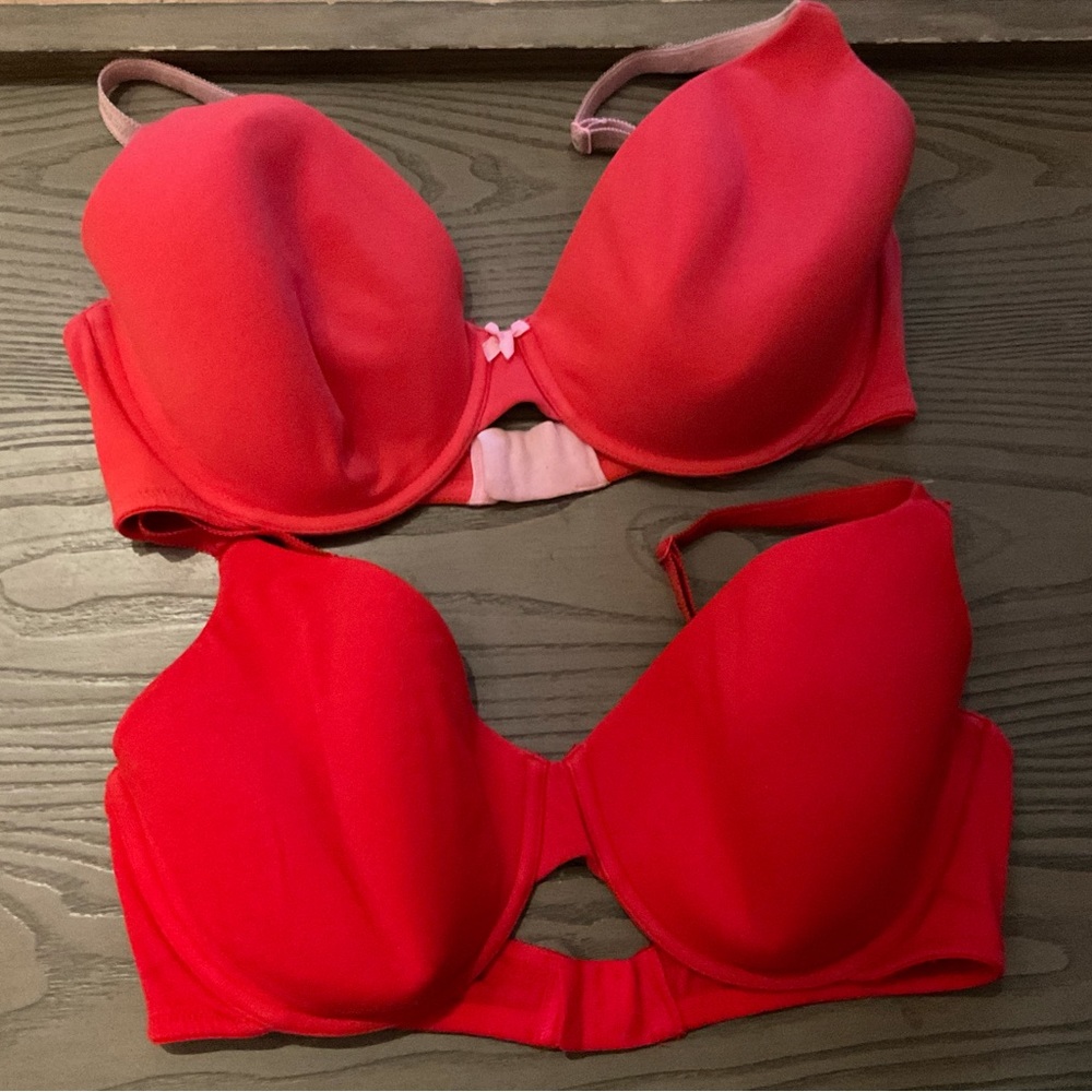 VS red bra lot (2) 38DD